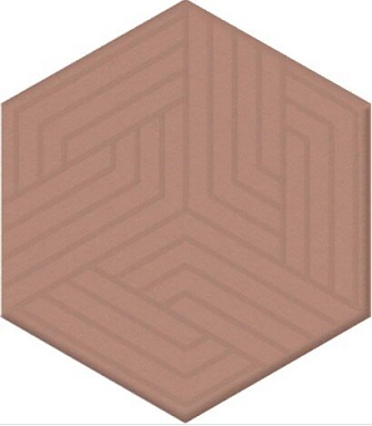 Kerama Marazzi OS/E241/63011 Декор Агуста розовый 6х5,2