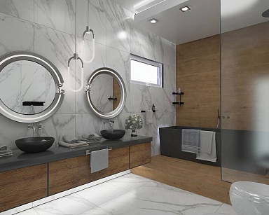 Плитка Керлайф Calacatta Silver Rel 33 31.5x63