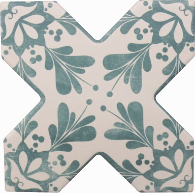 Декор Cevica Becolors Cross Dec. Stencil Lagoon 13.25х13.25