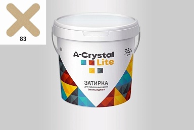 Смеси и затирки A-Crystal Затирка эпоксидная 83 Эпоксидная затирка Lite 2.5кг