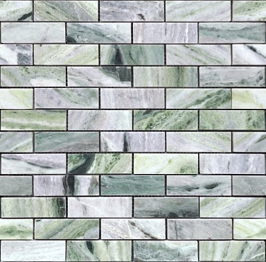 Мозаика Caramelle Mosaic Onice Verde oliva POL 23x73x7 298x298