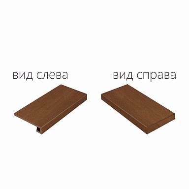 Ступень Italon 620070000681 Surface Corten Scalino Angolare Destro 33x60