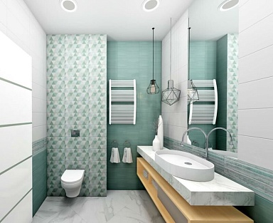 Плитка BELLEZA 00-00-5-08-01-61-2340 Блум голубой 20x40