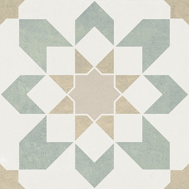 Керамогранит Harmony 39599 Doha Green Flower SP/22,3 22,3x22,3