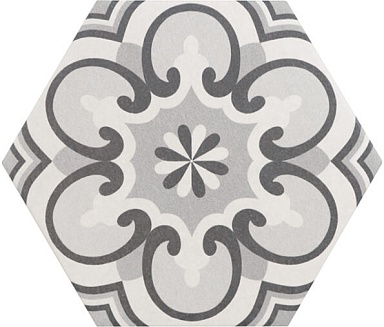 Декор Equipe 21357 Hexatile Harmony B&W 17,5x20