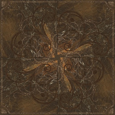 Панно Cerdomus 58130 Rosone Classic Charcoal 80x80