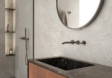 Керамогранит ITT Ceramic 231212 Portland Stone Rect Matt 10mm 59.5x119.2