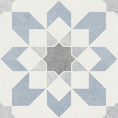 Керамогранит Harmony 39600 Doha Blue Flower SP/22,3 22,3x22,3