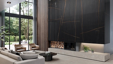 Керамогранит Porcelanosa 100331104 Nylo Noir Polished 120x120