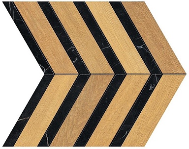 Мозаика Atlas Concorde Italy AO3K Heartwood Malt Marble Chevron 29,4x28,7