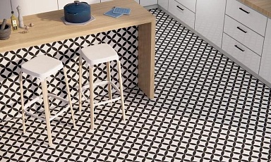 Керамогранит Prissmacer Circle Black Pre-Cut 45x45
