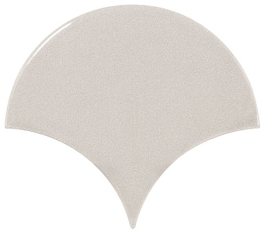 Плитка Equipe 21978 Scale Fan Light Grey 10,6х12