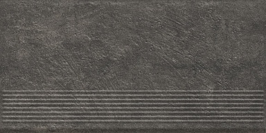 Ступень Paradyz Carrizo Basalt Stopnica Prosta Struktura Mat B1a 30x60