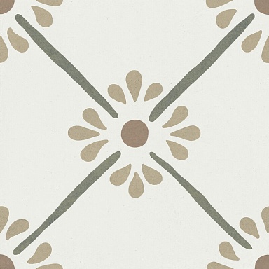 Керамогранит Harmony 37788 Provenza Green Flower/22,3 22,3x22,3