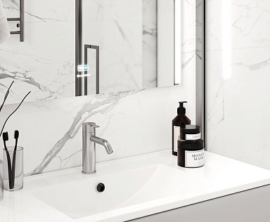 Керамогранит Ceradim Carrara Terrific Silver Белый Матовый 60х120