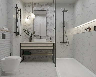 PrimaVera TP3670H2 Декор Киана Полоса ректификат 30x60