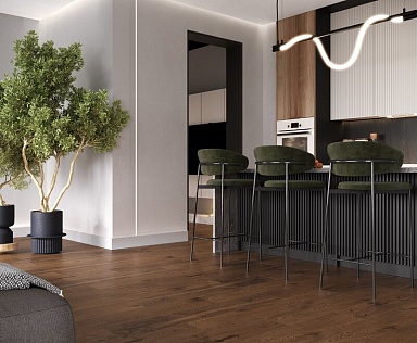 Керамогранит Laparet Wenge Rasperry коричневый Матовый Структурный 20х120