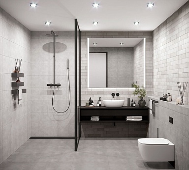 Керамогранит Global Tile GT60601701MR Boreal Серый 60x60
