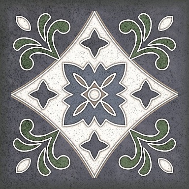 Декор Керлайф Smalto Decor Blu 3 15x15