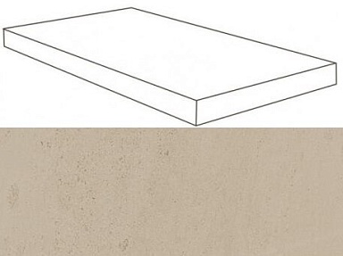 Ступень Атлас Конкорд Россия 620070001125 Sand Scalino Angolare SX Lap 33x60