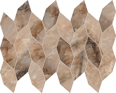 Мозаика Atlas Concorde Italy AYEA Marvel Diva Amethyst Mosaico Twist Lapp 27,6х35