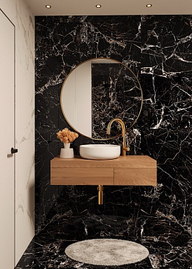 Керамогранит Arcadia Ceramica HG2007-A Torino Black High Gloss 60x120