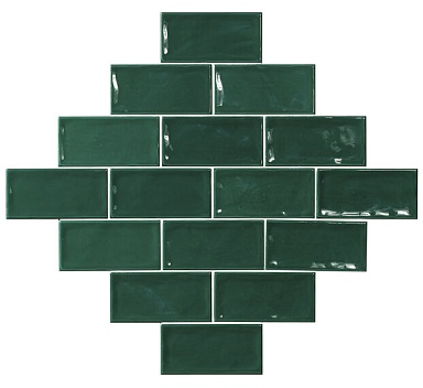 Плитка El Barco Glamour Verde 7,5x15