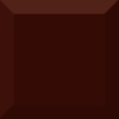 Плитка Absolut Keramika Monocolor Marron Biselado Brillo 10x10