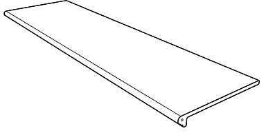 Gres de Aragon 970654 Ступень фронтальная Marble Smooth Round. Pulpis 33x120