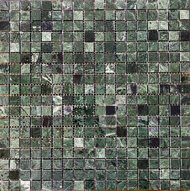 Мозаика Pixmosaic PIX 308/6 Spider Green полированная 15x15 305х305x6