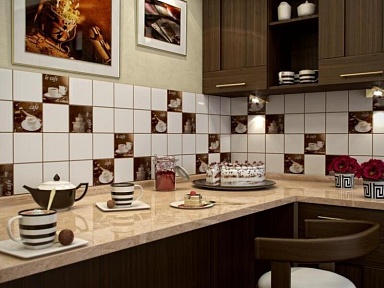 Керамогранит PiezaROSA 720062 Кофейня Бежевый 33х33