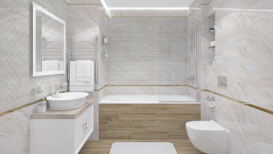 Керамогранит Laparet Elma кремовый 15х60
