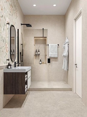 Ступень Kerama Marazzi SG653720R/GCF Риккарди серый светлый матовый 33x60