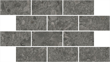 Kerama Marazzi DD606220/MM Декор Чеппо ди Гре мозаичный антрацит матовый обрезной 34,6x20x0,9