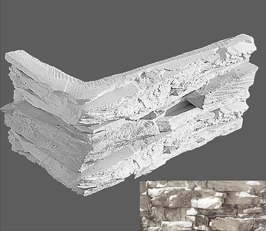 Искусственный камень Leonardo Stone Угловой элемент Леонардо 098 20/10x10x3,5