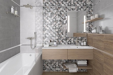 Плитка Laparet 34090 Focus зелёный ботаника 25х50