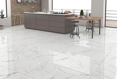 Керамогранит Global Tile GT60604803PR Elegant Statuario Белый 60x60