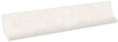 Kerastep Плинтус радиальный Stone 531 White R9 r30 77х665