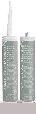 Смеси и затирки Kerakoll Silicone Color Fugabella Color герметик 48 310мл