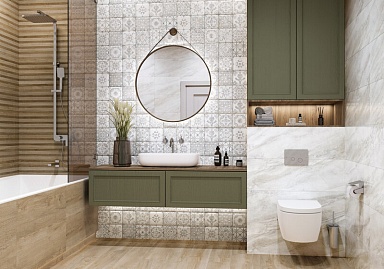 Плитка Delacora WT93LCA55 Maiolica Color 300x900x10,5