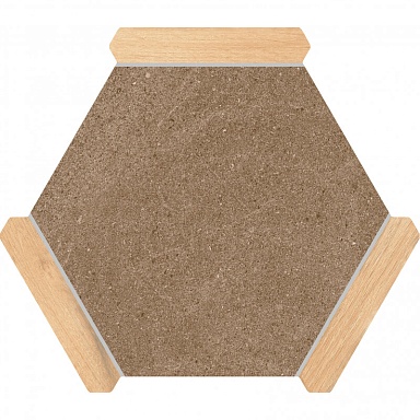 Керамогранит Monopole Sacramento Marron Pino 22x25