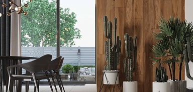Керамогранит Estima AW 01 Artwood неполированный 19.4x120x10
