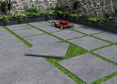 Керамогранит Persepolis Tile 70441 Dior Black Matt 20mm 60x60