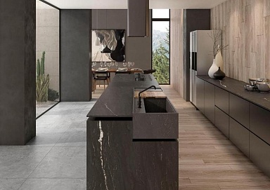 Керамогранит Tau Ceramica Belvedere Black Polished Mix 160x320