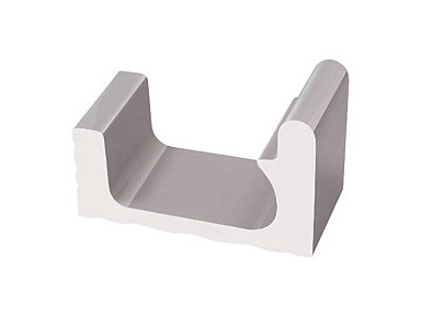 Декоративная вставка Serapool K359.1 1/2 часть переливного водоотводного канала Grey 23,5x12