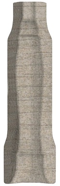 Декоративная вставка Kerama Marazzi SG7322/AGI Угол внутренний Тровазо серый светлый матовый 8x2,4x1,3