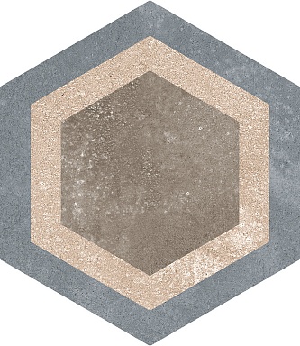 Декор VIVES Hexagono Bushmills Multicolor Mix 23x26,6