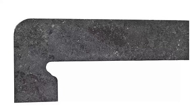 Плинтус Exagres Zanguin METALICA BASALT IZQUIERDA левый 39.5x17.5