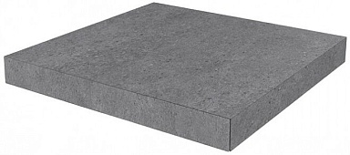 Kerama Marazzi DL501020R/GCA Фондамента ступень угловая клееная серый темный 33х33