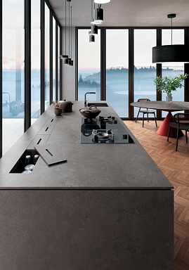 Керамогранит Infinity SE05 Nero Granite Bocciardata 12mm 162х324